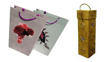 Handmade Paper Bags, Indian Handmade Paper Bags. Products of Handmade Paper Bags   