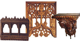 Wood Craving products from India 