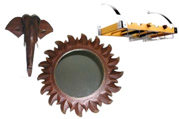 wooden wall hangings, wooden products and Indian wooden handicrafts 