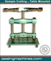 TEXTILE MACHINE FOR SAMPLE CUTTING