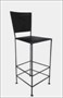 METALLIC CUSHION BAR CHAIR