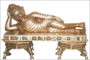 CRAFTED BUDDHA ON BRASS 