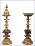 INDIAN LAMP STAND OF METAL