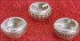 SILVER ASH TRAYS